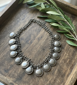 Oxidised Statement Necklace