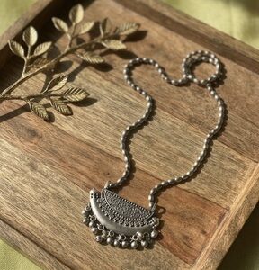 Sitara Ornate Moon Necklace
