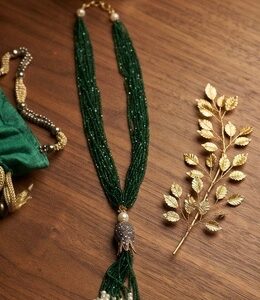 Tulip Hydro Bead Necklace - Green