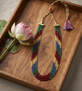 Navratna Cascade Necklace