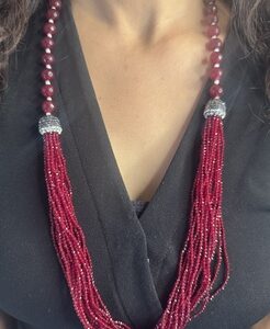 Fusion Necklace - Wine