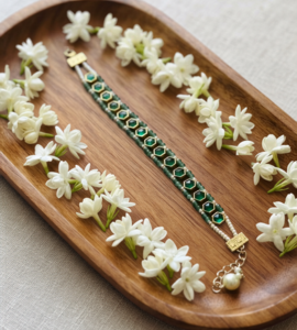 Royal Emerald Link Bracelet