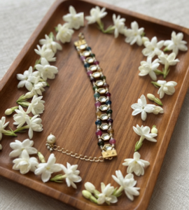 Amara Multigem Kundan Bracelet